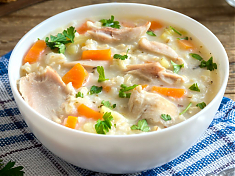 Куриный суп с рисом