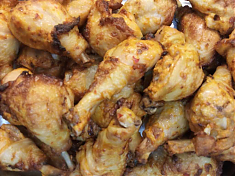 Голень куриная жареная