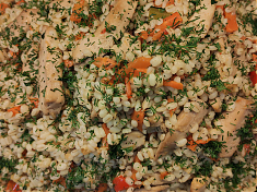 Перловка с куриной грудкой