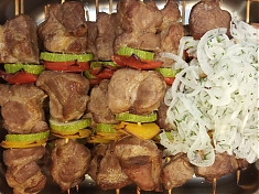 Шашлык из свиной шейки