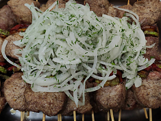 Шашлык на шпажке свиной вырезки
